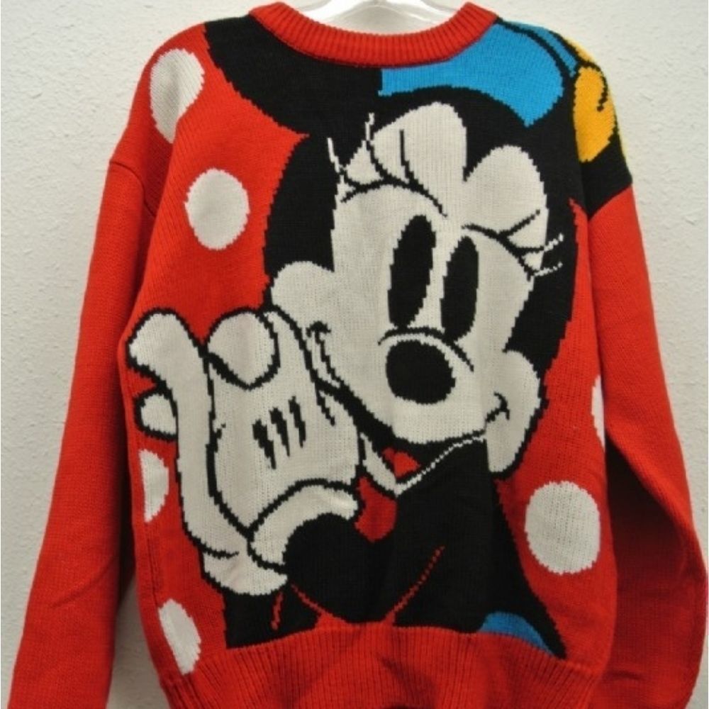MICKEY‎ & CO Vintage Red Minnie Sweater Size L